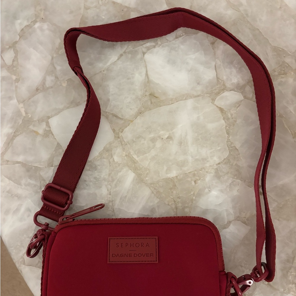 Dagne Dover Burgundy Crossbody Bag